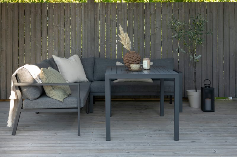 Ramos Hörnsoffa Utomhus - Svart/Grå - Utemöbler & utemiljö - Loungemöbler - Loungeset & loungegrupp
