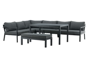 Ramos Hörnsoffa Utomhus - Svart/Grå - Utemöbler & utemiljö - Loungemöbler - Loungeset & loungegrupp