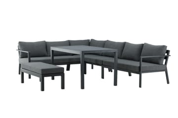 Ramos Hörnsoffa Utomhus - Svart/Grå - Utemöbler & utemiljö - Loungemöbler - Loungeset & loungegrupp
