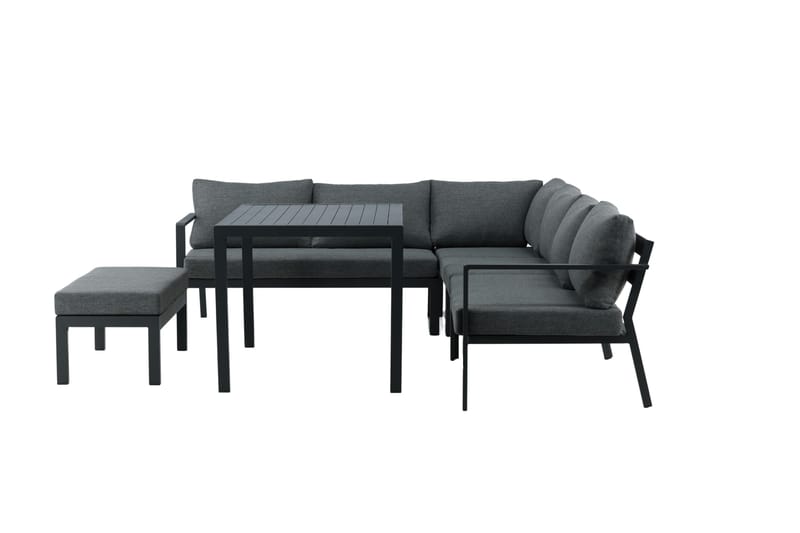 Ramos Hörnsoffa Utomhus - Svart/Grå - Utemöbler & utemiljö - Loungemöbler - Loungeset & loungegrupp