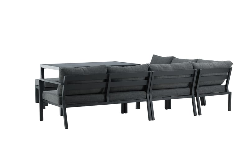 Ramos Hörnsoffa Utomhus - Svart/Grå - Utemöbler & utemiljö - Loungemöbler - Loungeset & loungegrupp