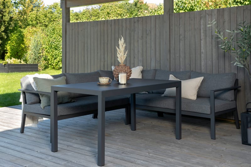 Ramos Hörnsoffa Utomhus - Svart/Grå - Utemöbler & utemiljö - Loungemöbler - Loungeset & loungegrupp
