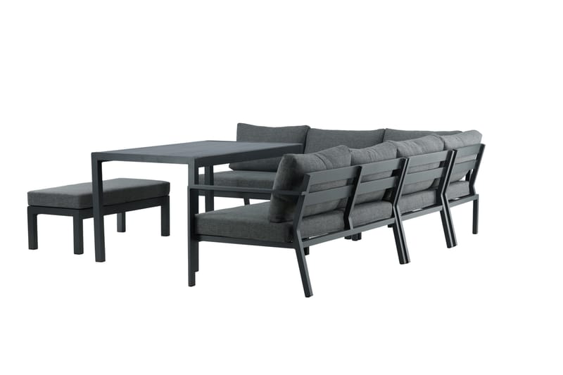 Ramos Hörnsoffa Utomhus - Svart/Grå - Utemöbler & utemiljö - Loungemöbler - Loungeset & loungegrupp