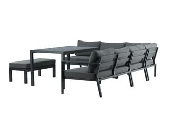 Ramos Hörnsoffa Utomhus - Svart/Grå - Utemöbler & utemiljö - Loungemöbler - Loungeset & loungegrupp