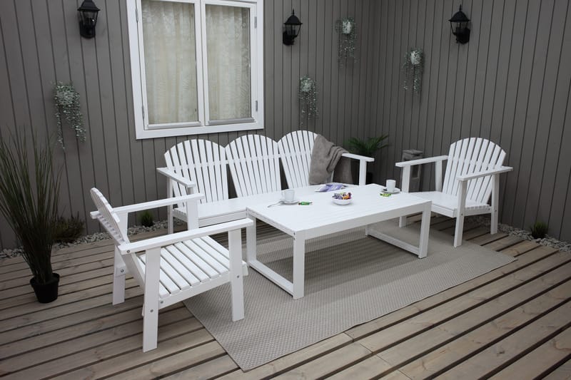 Rolston Loungeset - Vit - Utemöbler & utemiljö - Loungemöbler - Loungeset & loungegrupp
