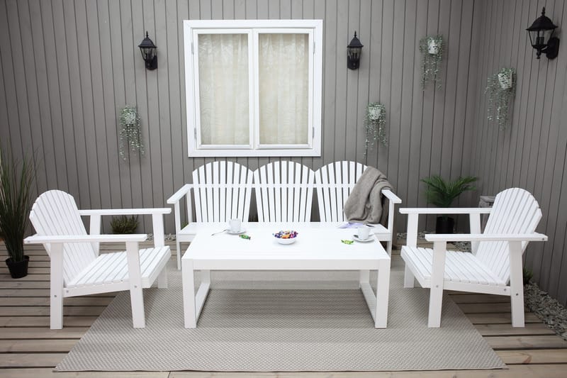 Rolston Loungeset - Vit - Utemöbler & utemiljö - Loungemöbler - Loungeset & loungegrupp