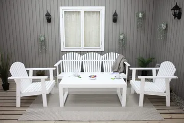 Rolston Loungeset - Vit - Utemöbler & utemiljö - Loungemöbler - Loungeset & loungegrupp