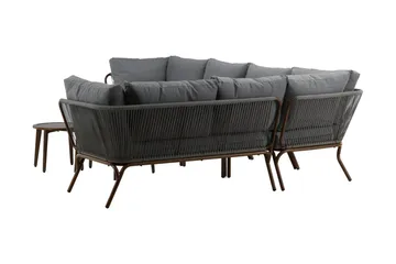 Roxo Hörnsoffa Brun - Venture Home - Utemöbler & utemiljö - Loungemöbler - Loungeset & loungegrupp