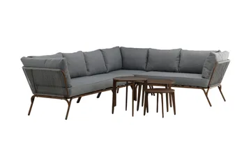 Roxo Hörnsoffa Brun - Venture Home - Utemöbler & utemiljö - Loungemöbler - Loungeset & loungegrupp
