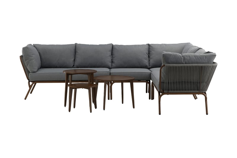 Roxo Hörnsoffa Utomhus - Brun - Utemöbler & utemiljö - Loungemöbler - Loungeset & loungegrupp