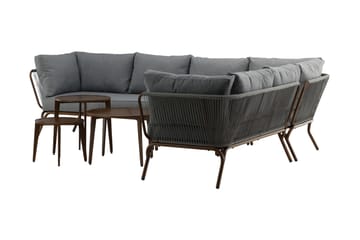 Roxo Hörnsoffa Utomhus - Brun - Utemöbler & utemiljö - Loungemöbler - Loungeset & loungegrupp