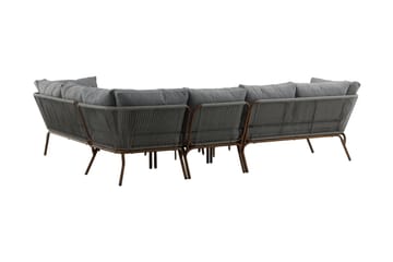 Roxo Hörnsoffa Utomhus - Brun - Utemöbler & utemiljö - Loungemöbler - Loungeset & loungegrupp