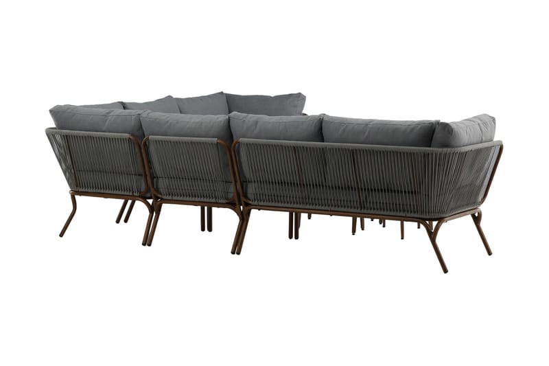 Roxo Hörnsoffa Utomhus - Brun - Utemöbler & utemiljö - Loungemöbler - Loungeset & loungegrupp