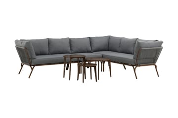 Roxo Hörnsoffa Utomhus - Brun - Utemöbler & utemiljö - Loungemöbler - Loungeset & loungegrupp