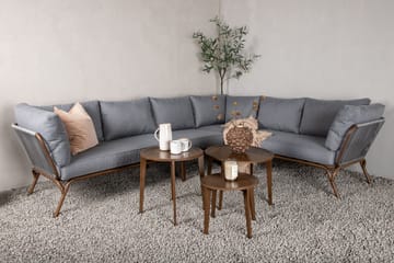 Roxo Hörnsoffa Utomhus - Brun - Utemöbler & utemiljö - Loungemöbler - Loungeset & loungegrupp