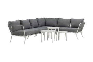 Roxo Hörnsoffa Vit - Venture Home - Utemöbler & utemiljö - Loungemöbler - Loungeset & loungegrupp