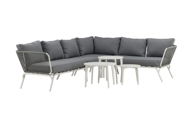 Roxo Hörnsoffa Vit - Venture Home - Utemöbler & utemiljö - Loungemöbler - Loungeset & loungegrupp