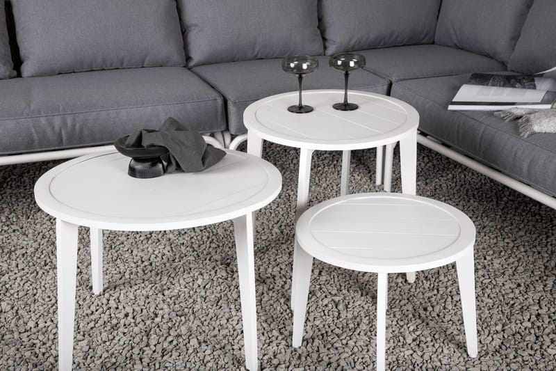 Roxo Hörnsoffa Vit - Venture Home - Utemöbler & utemiljö - Loungemöbler - Loungeset & loungegrupp