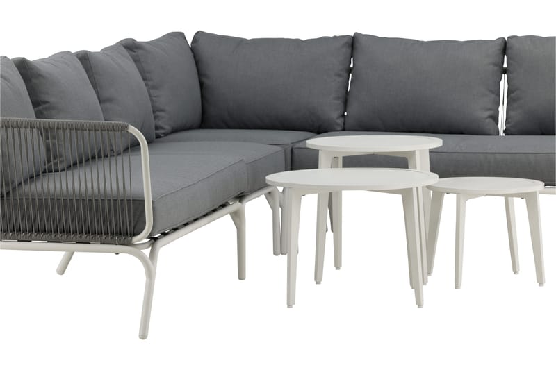 Roxo Hörnsoffa Vit - Venture Home - Utemöbler & utemiljö - Loungemöbler - Loungeset & loungegrupp