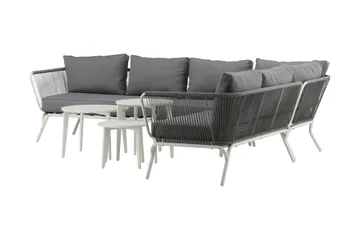 Roxo Hörnsoffa Vit - Venture Home - Utemöbler & utemiljö - Loungemöbler - Loungeset & loungegrupp
