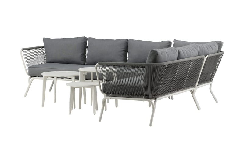 Roxo Hörnsoffa Vit - Venture Home - Utemöbler & utemiljö - Loungemöbler - Loungeset & loungegrupp