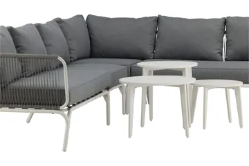 Roxo Hörnsoffa Vit - Venture Home - Utemöbler & utemiljö - Loungemöbler - Loungeset & loungegrupp