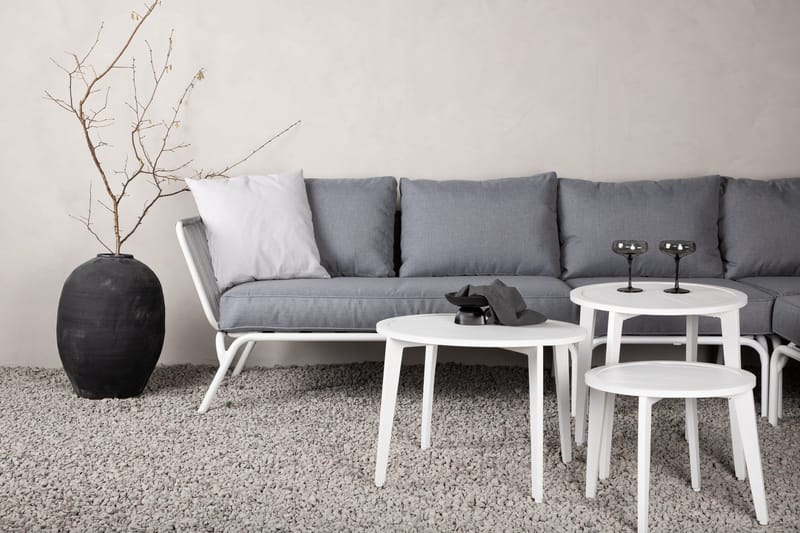 Roxo Hörnsoffa Vit - Venture Home - Utemöbler & utemiljö - Loungemöbler - Loungeset & loungegrupp