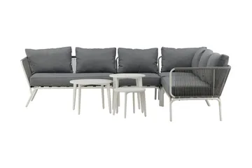 Roxo Hörnsoffa Vit - Venture Home - Utemöbler & utemiljö - Loungemöbler - Loungeset & loungegrupp