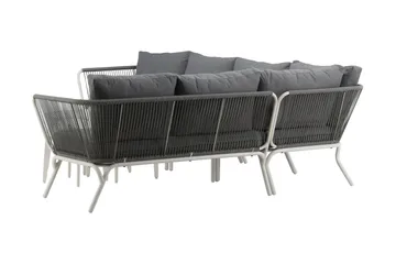 Roxo Hörnsoffa Vit - Venture Home - Utemöbler & utemiljö - Loungemöbler - Loungeset & loungegrupp