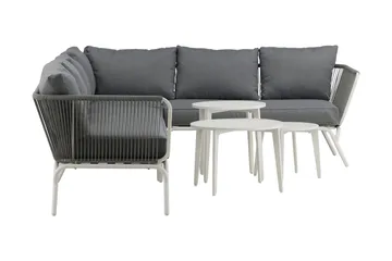 Roxo Hörnsoffa Vit - Venture Home - Utemöbler & utemiljö - Loungemöbler - Loungeset & loungegrupp