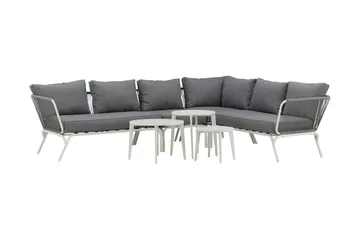 Roxo Hörnsoffa Vit - Venture Home - Utemöbler & utemiljö - Loungemöbler - Loungeset & loungegrupp