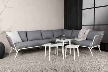 Roxo Hörnsoffa Vit - Venture Home - Utemöbler & utemiljö - Loungemöbler - Loungeset & loungegrupp