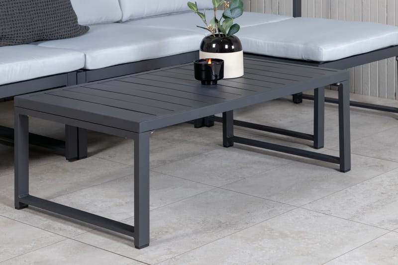 Salvador Loungegrupp Utomhus - Grå/Svart - Utemöbler & utemiljö - Loungemöbler - Loungeset & loungegrupp