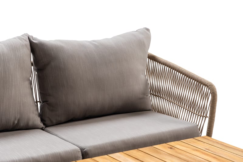Soffgrupp Utomhus Morocco - Akacia/Beige - Utemöbler & utemiljö - Loungemöbler - Loungeset & loungegrupp