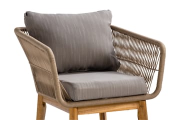 Soffgrupp Utomhus Morocco - Akacia/Beige - Utemöbler & utemiljö - Loungemöbler - Loungeset & loungegrupp