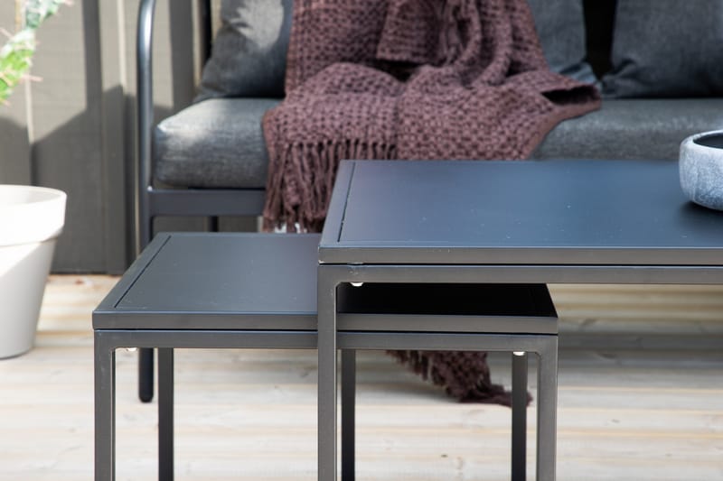 Sopot Loungegrupp Utomhus 4-sits - Svart - Utemöbler & utemiljö - Loungemöbler - Loungeset & loungegrupp