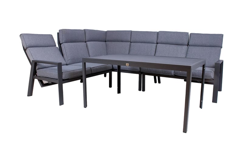 Trädgårdset Casten Mörkgrå - Utemöbler & utemiljö - Loungemöbler - Loungeset & loungegrupp