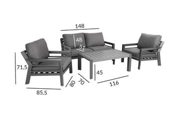 Trädgårdsgrupp Tomson - Utemöbler & utemiljö - Loungemöbler - Loungeset & loungegrupp