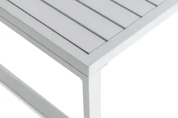 Tunis Loungegrupp Utomhus - 4-sits Loungeset Utemöbler för Uteplats - Vit / Gråa dynor - Utemöbler & utemiljö - Loungemöbler - Loungeset & loungegrupp