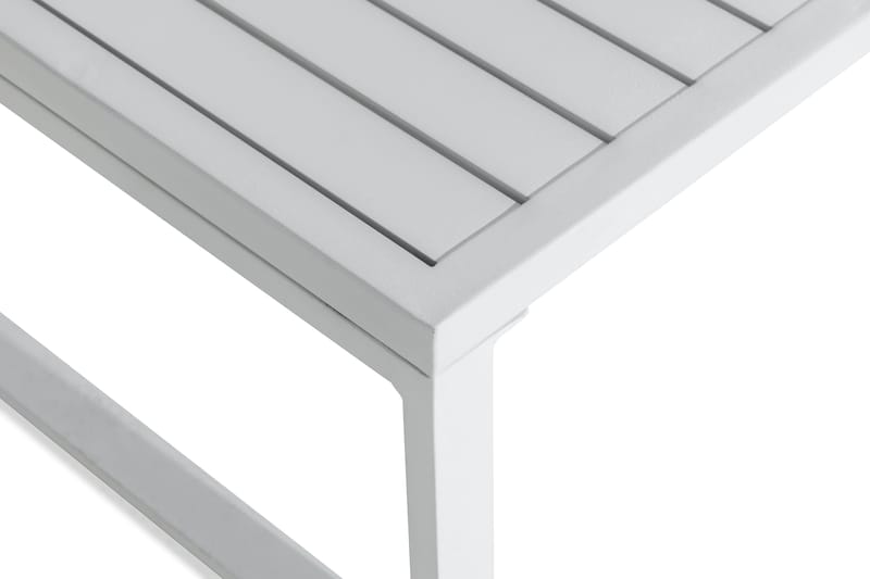 Tunis Loungegrupp Utomhus - 4-sits Loungeset Utemöbler för Uteplats - Vit / Gråa dynor - Utemöbler & utemiljö - Loungemöbler - Loungeset & loungegrupp