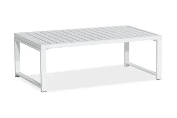 Tunis Loungegrupp Utomhus - 4-sits Loungeset Utemöbler för Uteplats - Vit / Gråa dynor - Utemöbler & utemiljö - Loungemöbler - Loungeset & loungegrupp