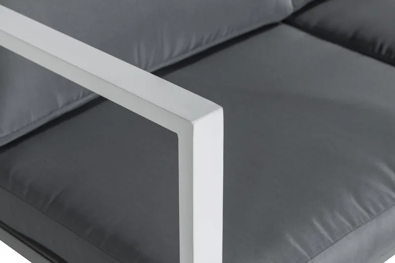 Tunis Soffgrupp - Vit / Gråa dynor - Utemöbler & utemiljö - Loungemöbler - Loungeset & loungegrupp