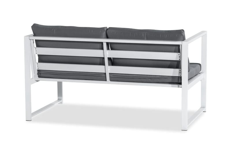 Tunis Soffgrupp - Vit / Gråa dynor - Utemöbler & utemiljö - Loungemöbler - Loungeset & loungegrupp