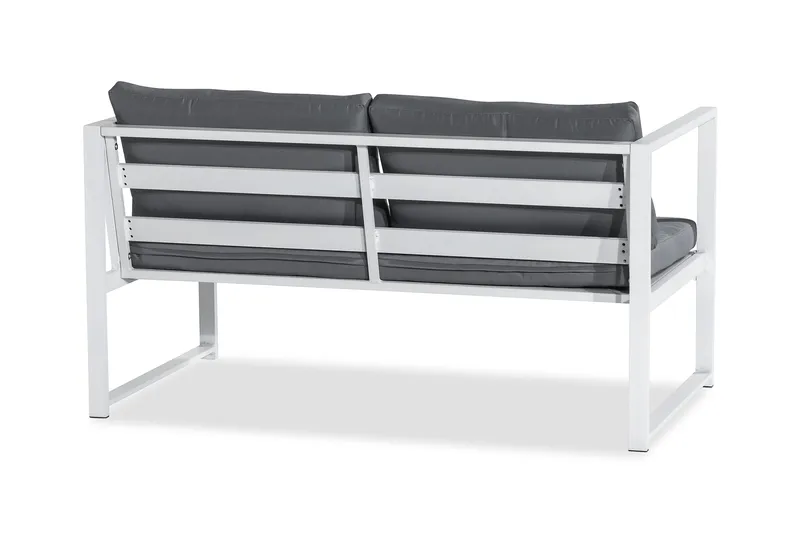 Tunis Soffgrupp - Vit / Gråa dynor - Utemöbler & utemiljö - Loungemöbler - Loungeset & loungegrupp