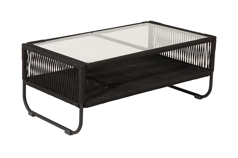 Utah Loungegrupp Utomhus 4-sits - Svart - Utemöbler & utemiljö - Loungemöbler - Loungeset & loungegrupp