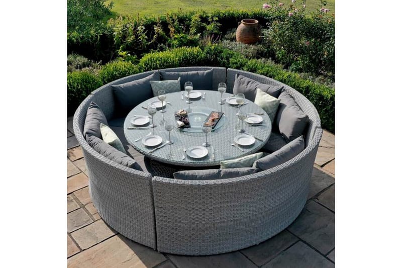 Utesoffagrup Ascot Grå - Utemöbler & utemiljö - Loungemöbler - Loungeset & loungegrupp
