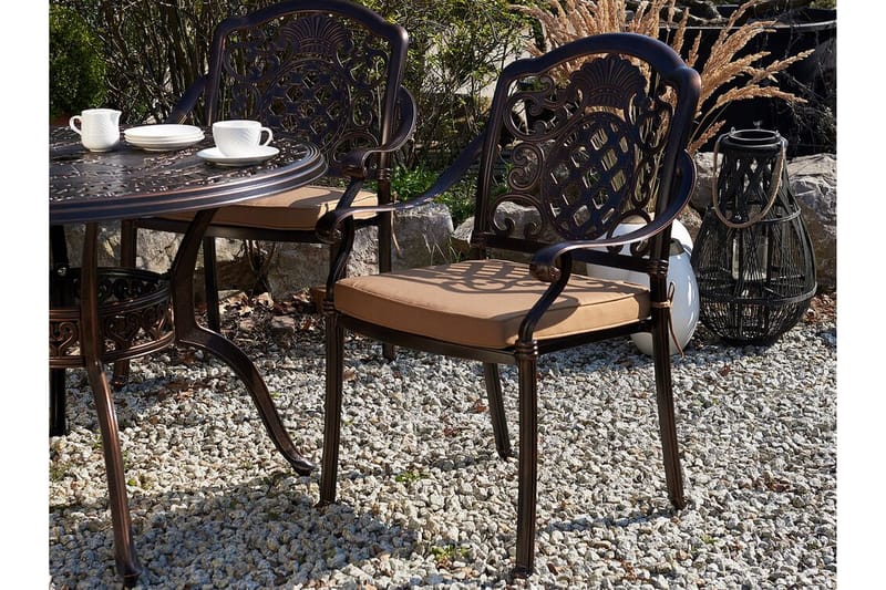 Utestol Brette 4-pack - Brun - Utemöbler & utemiljö - Loungemöbler - Loungeset & loungegrupp