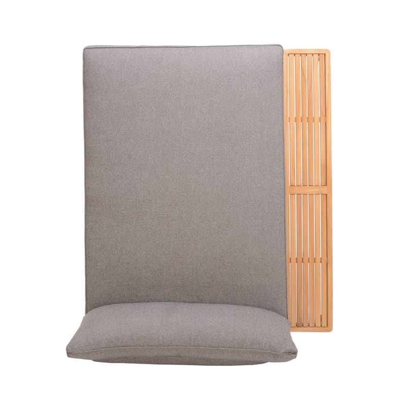 Utomhusset TOPAZ dagbädd + vänster/höger 2-sitssoffa + soffbord 73 cm - magnesiumgrå - Utemöbler & utemiljö - Loungemöbler - Loungeset & loungegrupp