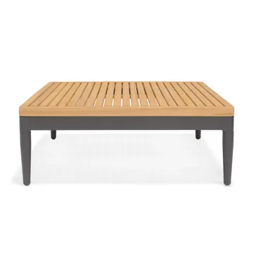 Utomhusset TOPAZ dagbädd + vänster/höger 2-sitssoffa + soffbord 73 cm - magnesiumgrå - Utemöbler & utemiljö - Loungemöbler - Loungeset & loungegrupp