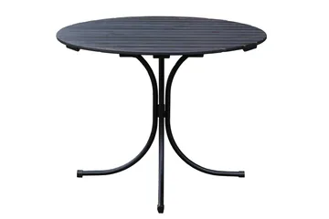 Vaxholm Matgrupp Utomhus Rund - Kaffesvart/Grå - Utemöbler & utemiljö - Loungemöbler - Loungeset & loungegrupp